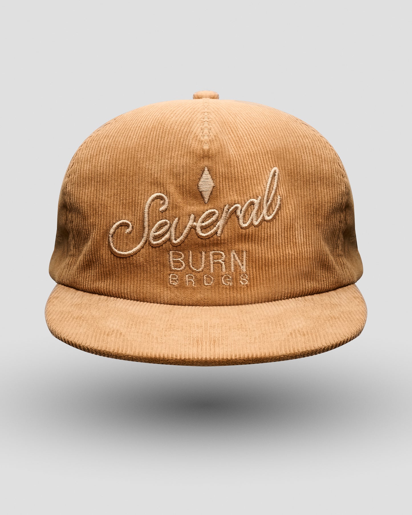 Corduroy Unstructured Snapback - Ochre