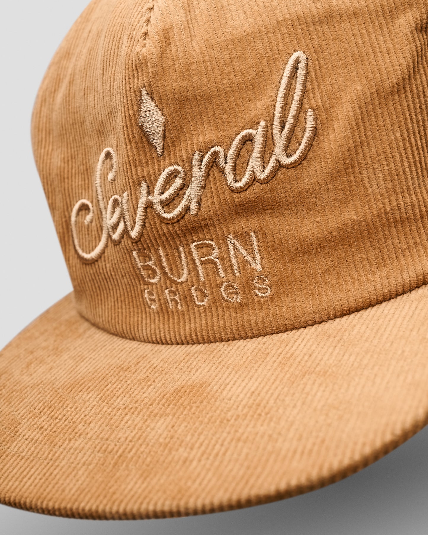 Corduroy Unstructured Snapback - Ochre